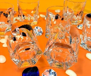 Nachtmann "Alexandra" Whiskey Bourbon Tumbler Diamant Old Fashion Retro TOP rar - Bild 1 von 14