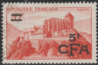 France 1950-51 SC# 286 - Surcharge Type and Bars - Used Lot # 216 - Image 1 of 2