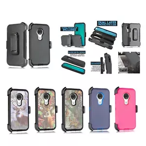 per Motorola Moto G7 Play Armor 5,7" fondina clip cavalletto custodia paraurti ibrida - Foto 1 di 60