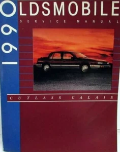 1990 Oldsmobile Cutlass Calais Factory Service Manual Original Shop Repair Book - Picture 1 of 2