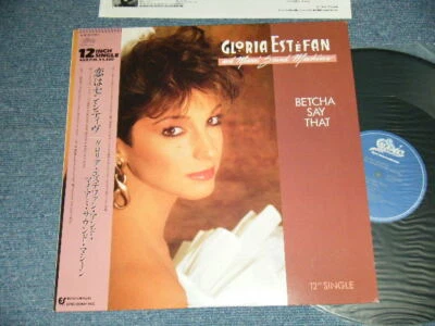 GLORIA ESTEFAN MIAMI SOUND MACHINE Japan 1987 12･3P-841 12"+Obi BETCHA SAY THAT - Image 1 of 4