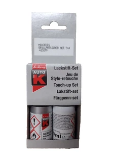 Lackstift Mercedes Benz 744 Brillantsilber met. Metallic + Klarlack Autolack  - Bild 1 von 1