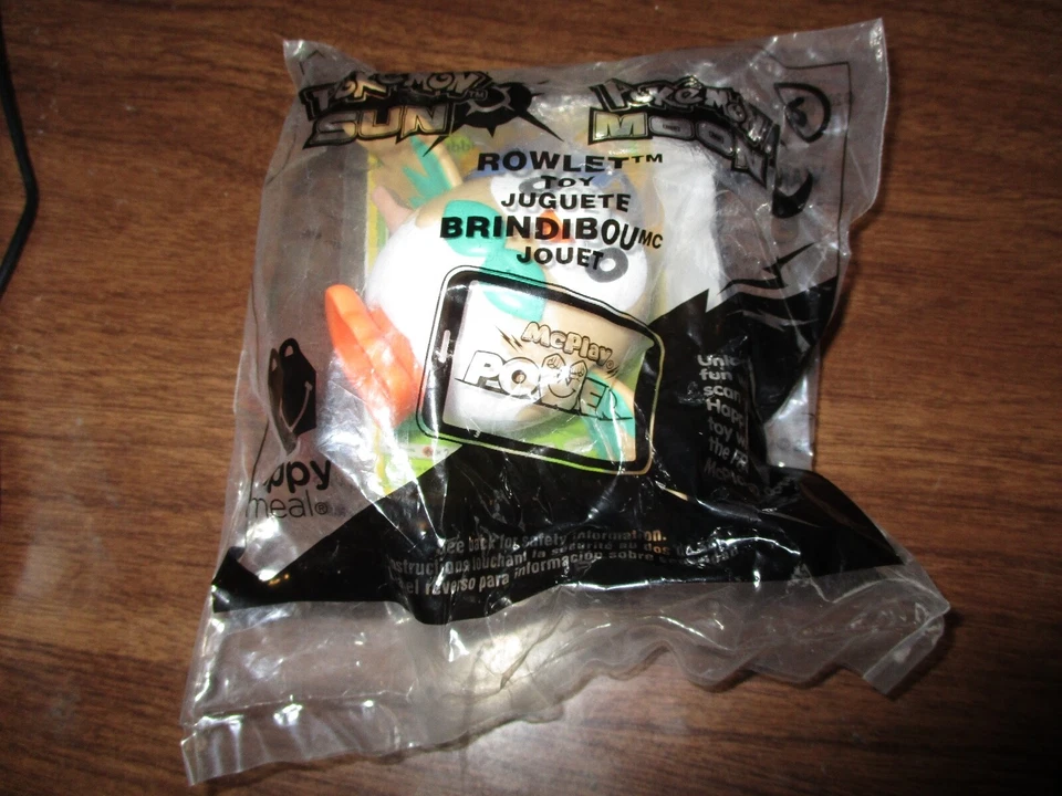 Nuevo Pokemon 2017 McDonald's 2" ROWLET Cuerda Happy Meal Juguete Figura Nintendo Owl Foto 1 de 1