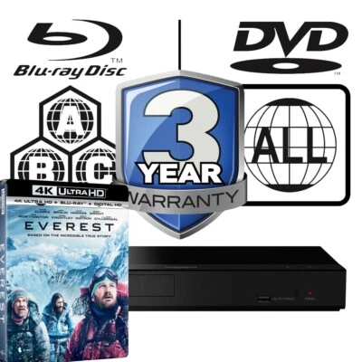 Panasonic Blu-ray Player DP-UB159 All Zone Code Free MultiRegion 4K Everest UHD - Bild 1 von 4