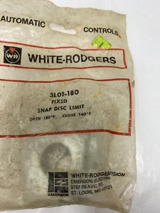 White-Rodgers 3L01-180 Snap Disc Limit Control Open 180F Close 140F - Picture 1 of 2