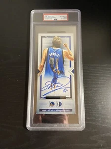 Dirk Nowitzki Signed #41 Jersey Retirement Ticket Stub Psa Slab Dallas Mavericks - Picture 1 of 8