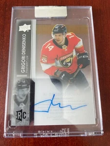 🏒 21-22 UPPER DECK CLEAR CUT ROOKIE AUTO - GRIGORI DENISENKO RC #CC-GD PANTHERS - Picture 1 of 2