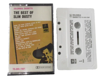 The Best Of Slim Dusty Columbia Cassette TC-0SX-7807 Tested #Code 1704 EMI Aust. - Image 1 of 4