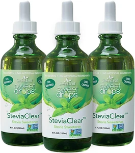 SweetLeaf  Stevia Steviaclear Liquid Extract 4 Oz Set of 3 - Picture 1 of 12