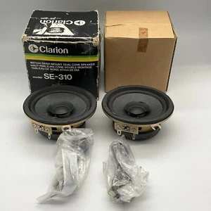NOS New Clarion Dash Mount Speakers SE-310 1 Pair 87mm 3.425” - Picture 1 of 9