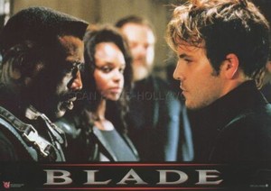 1998 WESLEY SNIPES STEPHEN DORFF BLADE VINTAGE LOBBY CARD #3