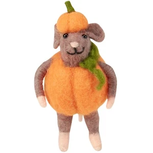 Primitives por Kathy Calabaza Critter Ratón Fieltro Halloween Adorno Otoño 2024 NUEVO - Imagen 1 de 4