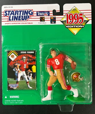 VTG 1995 Starting Lineup Steve Young NFL Figure #8 San Francisco 49ers HOF '05! - Image 1 of 2