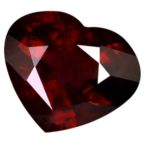 1.52 ct Very good Heart Cut (8 x 7 mm) Tanzania Purplish Pink Rhodolite Garnet - Picture 1 of 1