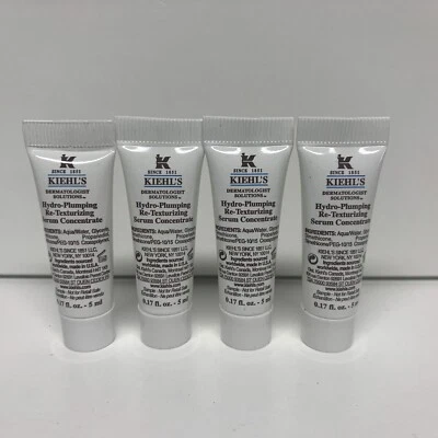 4 Kiehls Hydro-Plumping Re-Texturizing Serum Concentrate (.17 fl oz/5 ml each) - Image 1 of 3