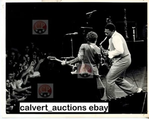 Vintage BW Foto Bruce Springsteen Clarence Clemons MSG 8x10 - Bild 1 von 4