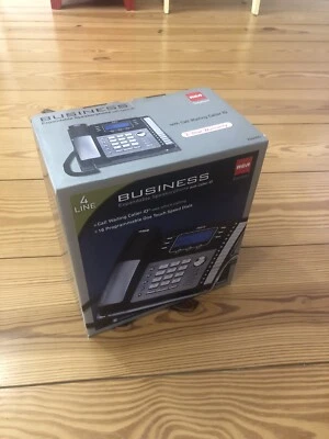 RCA VISYS 25424RE1 Corded Phone Black/Silver NEW SEALED - Image 1 of 2