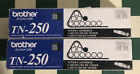 2Pk Tn-250 Tn250 For Brother Black Toner Cartridge Intellifax 2800 2900 3800 Mfc