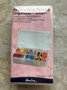 Hemline Embroidery Thread Organiser with Compartments for Floss, Silk Threads - Picture 1 of 1