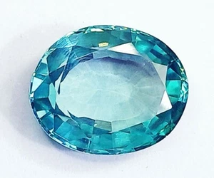 Piedras preciosas sueltas de turmalina Paraiba natural con forma ovalada de 13,30 quilates certificadas - Imagen 1 de 6
