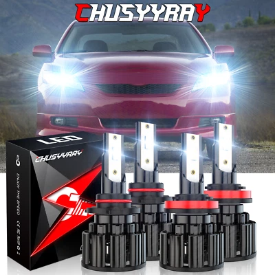 For Toyota Camry SE Sedan 4-Door 2.5L 2007-2018 LED Headlight High Low Bulbs Kit - Imagem 1 de 4