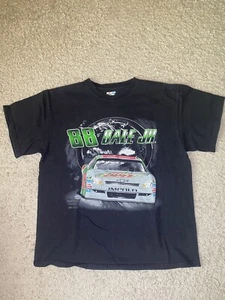 Vintage Dale Earnhardt Jr #88 Double Sided Nascar Shirt Size XL Black - Picture 1 of 7