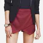 Express Skort Satined Maroon Size 10 New without tags