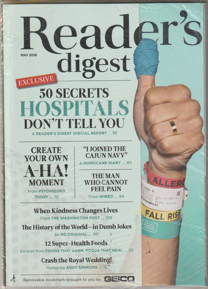 Reader's Digest May 2018: Hospitals, Pain, Kindness, Super health foods from OKC - Image 1 of 1