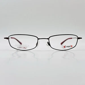 Eschenbach Eyeglasses For Women And Men Square Red Crush TITANFLEX 3482 50 New - Picture 1 of 12