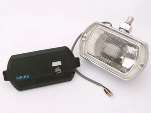 Lucas LR8 New Chrome 12V Square Spot Light / Spot Lamp & Removable Cover, LDB306 - Picture 1 of 3