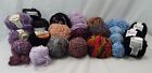 Lot of 26 Vintage + New Yarn Skeins Knitting Variety of Colors + Brands