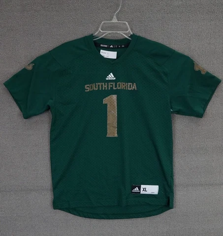 USF South Florida Bulls Adidas #1 Football Jersey Youth XL Cover