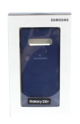 Силиконовый чехол Samsung для Galaxy S10 Plus синий - Изображение 1 из 4