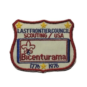 Boy Scouts Of America 3" Last Frontier Council Bicenturama Patch 1976 Original - Picture 1 of 3