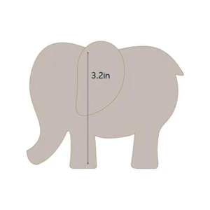 Couture Creations Quilt Essentials Die Applique Elephant 2 - Picture 1 of 1
