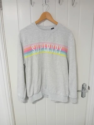 Superdry Grey Jumper Size 10 - Image 1 of 4
