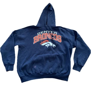 Vintage Lee Sport Denver Broncos Pullover Hoodie Herren XL Sweatshirt NFL Football - Bild 1 von 11