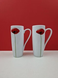 Dunelm Mohn groß Becher x 2 - Bild 1 von 6