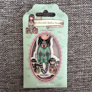 Santoro London Gorjuss Collectable Rubber Stamp - 3. Seven Sisters - New Rare - Picture 1 of 2