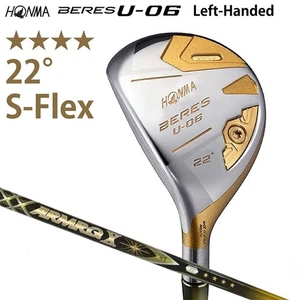 HONMA BERES U-06 4Star Lefty Hybrid U22° ARMRQ X47 Graphite S-Flex Japan NEW - Picture 1 of 7