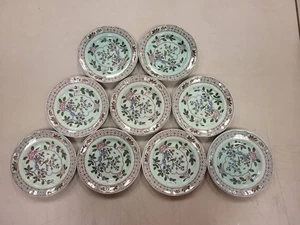Calyx Ware Adams Singapur Vogel Teller 9 Stück Set Englisch Eisenstein 7 25 Zoll - Bild 1 von 5