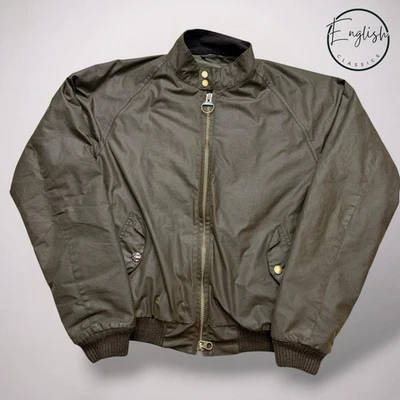 Chaqueta Barbour International Steve McQueen Merchant Wax para hombre XL oliva Foto 1 de 4