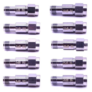 2W 8GHz SMA male to female 3dB 6dB 10dB 20dB 30dB 40dB Coaxial Attenuators - Photo 1/18