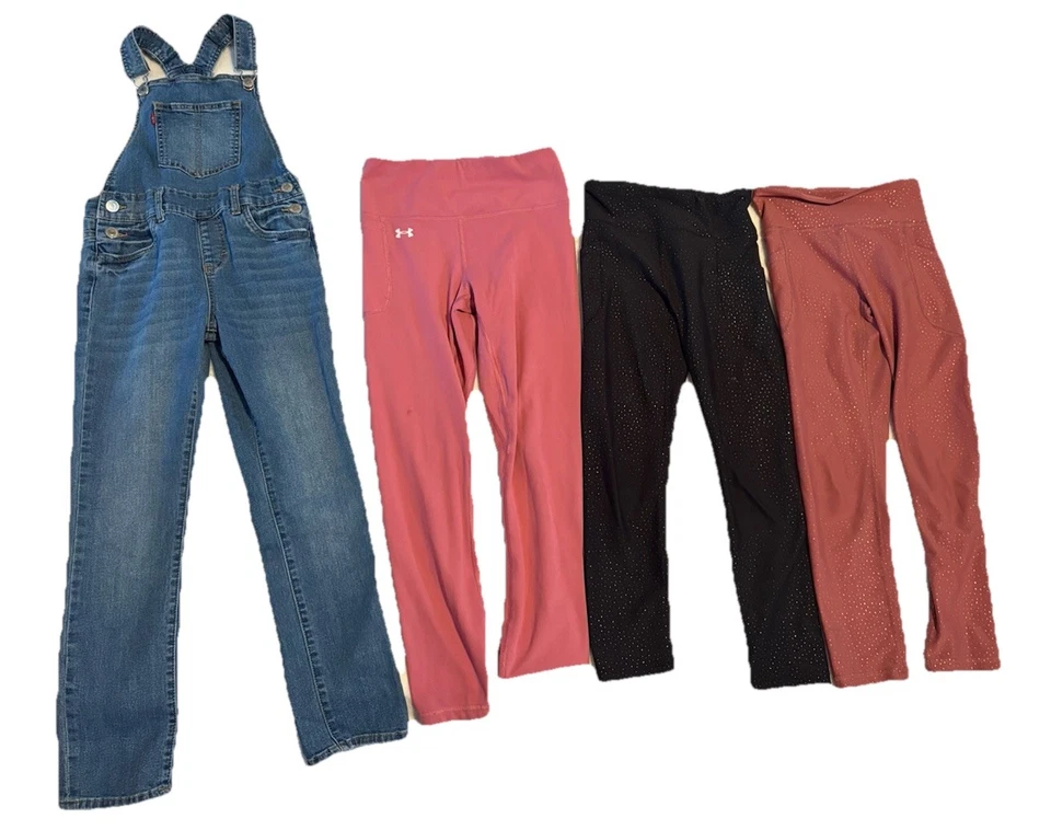 Girls Size 8 Clothing Bundle – 4 Piece Pants Lot Casual & Everyday Wear - Image 1 of 4