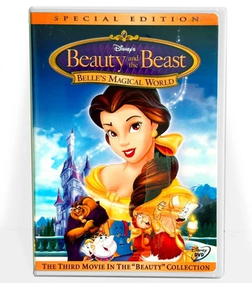 Disney's: Beauty & The Beast - Belle's Magical World (DVD, 1998, Full Screen) - Image 1 of 3