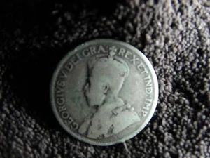 1930 Kanada 25 Cents - 80% Silber Viertel - George V - Bild 1 von 2