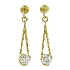 Ohrstecker Diamant 0,27ct K18 Gelbgold 1,0g - Bild 1 von 9