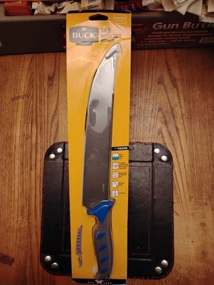 Buck Knives Hookset 149 Breaker 10" Titanium Coated Stainless Steel Blade Sheath - Image 1 of 4