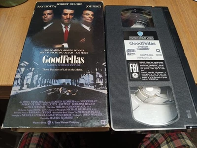 Goodfellas VHS 1991 Robert De Niro, Ray Liotta, Joe Pesci Foto 1 de 2