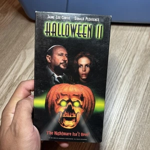 Halloween II Vintage Michael Myers Slasher Horror VHS Tape - Imagen 1 de 3